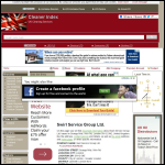 Screen shot of the Swirl Service Group Ltd website.