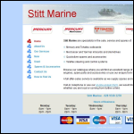 Screen shot of the M G Stitt Marine Services website.