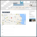 Screen shot of the Trim Engineering Ltd website.