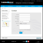 Screen shot of the Thermomax Ltd (Electronics Division) website.