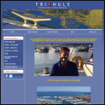 Screen shot of the Triangle (Berth Brokers) Ltd website.
