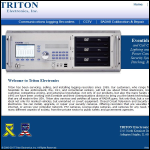 Screen shot of the Triton Electronics website.