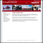 Screen shot of the Temples Transport website.