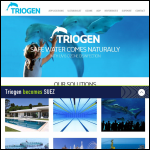 Screen shot of the Triogen Ltd website.