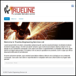 Screen shot of the Trueline Engineering Co website.