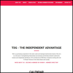 Screen shot of the TDG Linkman website.