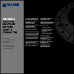 Screen shot of the C E Turner (Engineers) Ltd website.