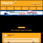Screen shot of the Trace Management Information Systems Ltd website.