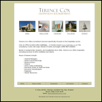 Screen shot of the Terence Associate Ltd website.