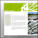 Screen shot of the Test Valley Engineers Ltd website.