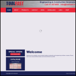 Screen shot of the Toolfast Tools & Fixings website.