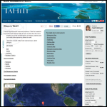 Screen shot of the Tohiti website.