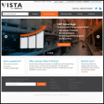 Screen shot of the Vista Computer Systems Ltd website.