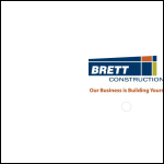 Screen shot of the Brett Construction Ltd website.