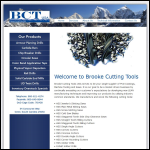 Screen shot of the Brook Cutting Tools website.