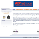Screen shot of the BP Nutrition (UK) Ltd website.