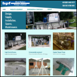 Screen shot of the BPF Pumps Ltd website.