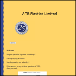 Screen shot of the ATB Plastics Ltd website.