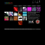 Screen shot of the B Brown Display Materials website.