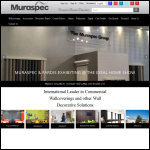Screen shot of the Muraspec Decorative Solutions Ltd website.