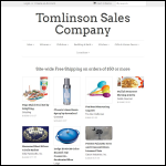 Screen shot of the Tomlinson, Alan (Plant & Sales) website.