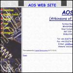 Screen shot of the Atkinson, W. B. & U. Ltd website.