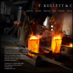 Screen shot of the Bullett, F. & Co website.