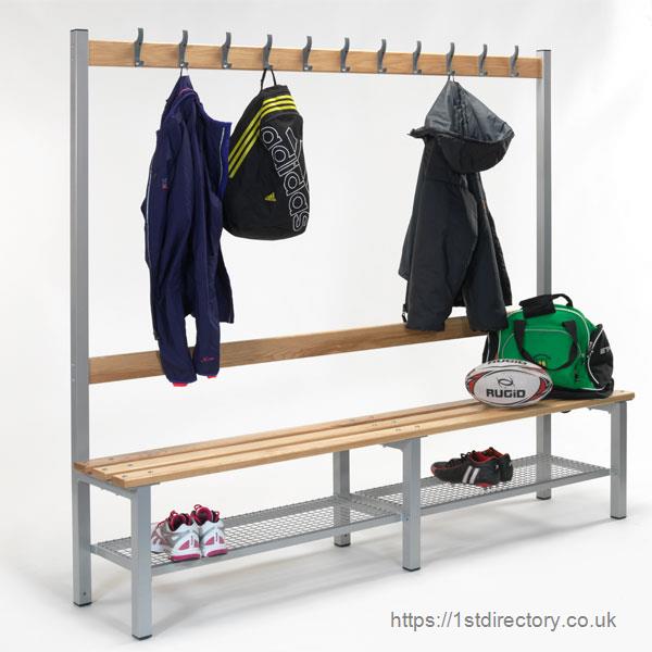 Single Sided Bench With Shoe Tray image