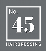 No.45 Hairdressing logo