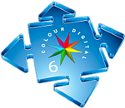 6 Colour Digital logo