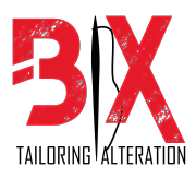 B X TAILOR & ALTERATION logo
