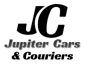 Jupiter Cars and Courier logo