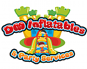 DM Inflatables & Party Services logo