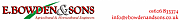 E Bowden & Sons logo
