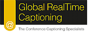 GLOBAL REALTIME CAPTIONING LLP logo