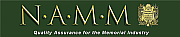 National Association of Memorial Masons logo