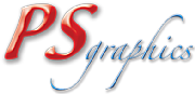 P S Graphics logo