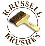 R Russell logo