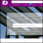 Screen shot of the First Directory Ltd website.