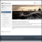 Screen shot of the BCI Stretchers Ltd website.