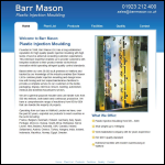 Screen shot of the Barr Mason Ltd website.