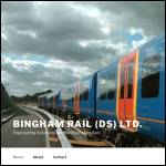 Screen shot of the Bingham Rail Ltd website.