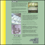 Screen shot of the Craft Engineering (International) Ltd website.