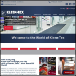 Screen shot of the Kleen-Tex Industries website.