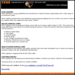 Screen shot of the CEAG Ltd website.