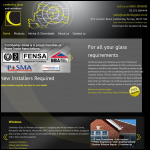 Screen shot of the Camberley Glass Ltd website.