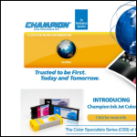Screen shot of the Champion Photochemistry International Ltd website.
