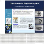 Screen shot of the Computerised Engineering CNC Ltd website.