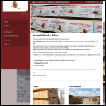 Screen shot of the James Callander & Son Ltd website.