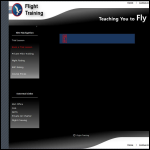 Screen shot of the Cleveland Flying School Ltd website.